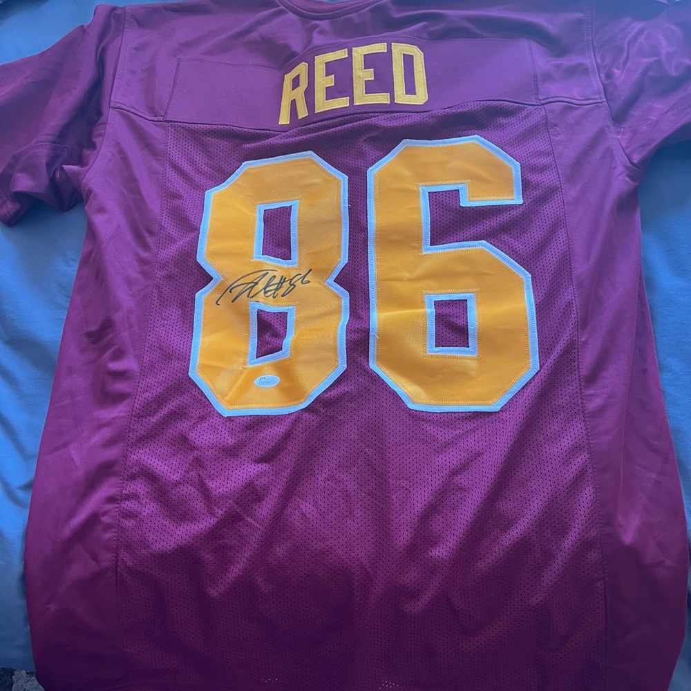 REED #86 SIGNED Washington Commanders Redskins Jersey